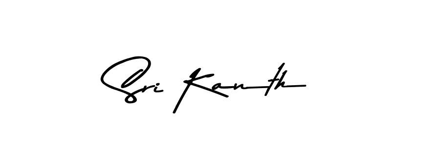How to make Sri Kanth name signature. Use Asem Kandis PERSONAL USE style for creating short signs online. This is the latest handwritten sign. Sri Kanth signature style 9 images and pictures png