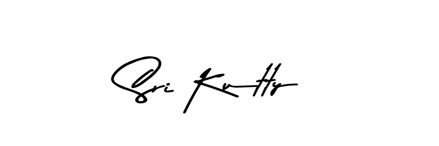 Design your own signature with our free online signature maker. With this signature software, you can create a handwritten (Asem Kandis PERSONAL USE) signature for name Sri Kutty. Sri Kutty signature style 9 images and pictures png