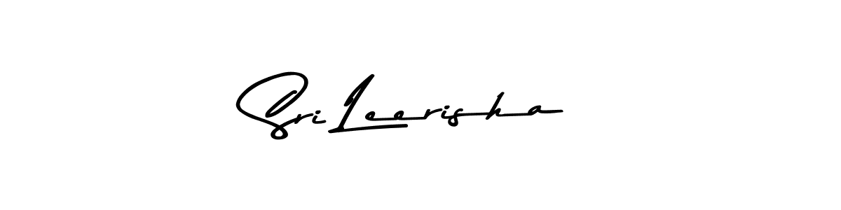 Make a beautiful signature design for name Sri Leerisha. With this signature (Asem Kandis PERSONAL USE) style, you can create a handwritten signature for free. Sri Leerisha signature style 9 images and pictures png
