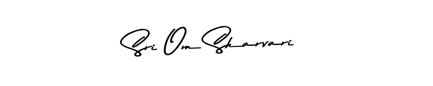 Create a beautiful signature design for name Sri Om Sharvari. With this signature (Asem Kandis PERSONAL USE) fonts, you can make a handwritten signature for free. Sri Om Sharvari signature style 9 images and pictures png