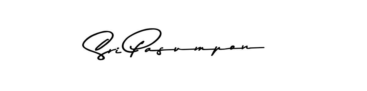 How to Draw Sri Pasumpon signature style? Asem Kandis PERSONAL USE is a latest design signature styles for name Sri Pasumpon. Sri Pasumpon signature style 9 images and pictures png