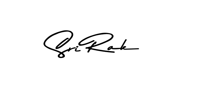 How to make Sri Rak name signature. Use Asem Kandis PERSONAL USE style for creating short signs online. This is the latest handwritten sign. Sri Rak signature style 9 images and pictures png