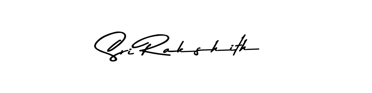 Design your own signature with our free online signature maker. With this signature software, you can create a handwritten (Asem Kandis PERSONAL USE) signature for name Sri Rakshith. Sri Rakshith signature style 9 images and pictures png