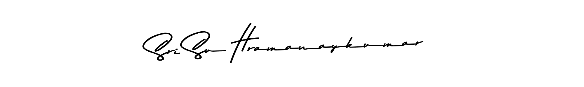 The best way (Asem Kandis PERSONAL USE) to make a short signature is to pick only two or three words in your name. The name Sri Su Hramanaykumar include a total of six letters. For converting this name. Sri Su Hramanaykumar signature style 9 images and pictures png
