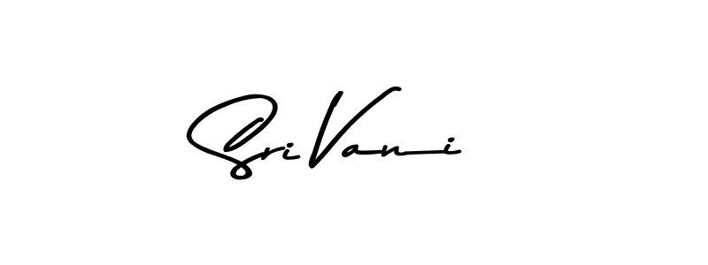Sri Vani stylish signature style. Best Handwritten Sign (Asem Kandis PERSONAL USE) for my name. Handwritten Signature Collection Ideas for my name Sri Vani. Sri Vani signature style 9 images and pictures png