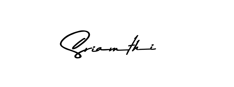 Use a signature maker to create a handwritten signature online. With this signature software, you can design (Asem Kandis PERSONAL USE) your own signature for name Sriamthi. Sriamthi signature style 9 images and pictures png