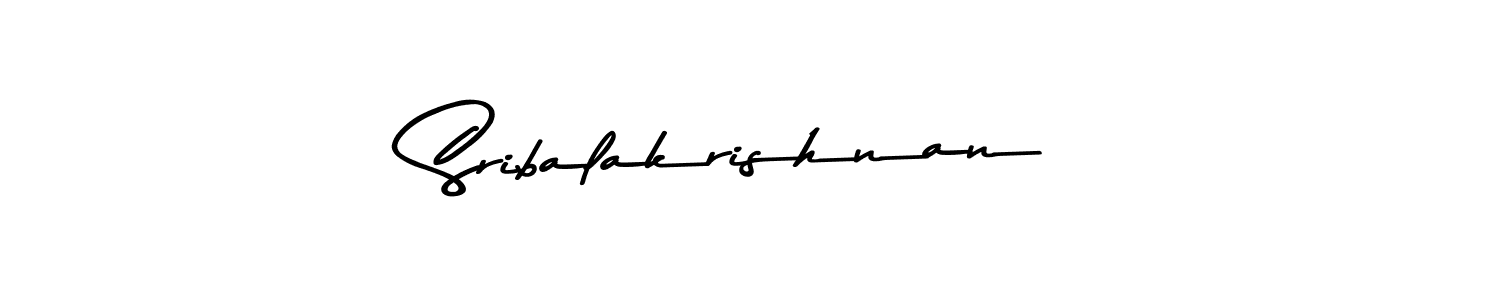 How to make Sribalakrishnan signature? Asem Kandis PERSONAL USE is a professional autograph style. Create handwritten signature for Sribalakrishnan name. Sribalakrishnan signature style 9 images and pictures png