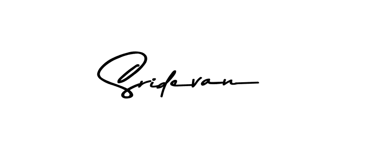 Make a beautiful signature design for name Sridevan. With this signature (Asem Kandis PERSONAL USE) style, you can create a handwritten signature for free. Sridevan signature style 9 images and pictures png