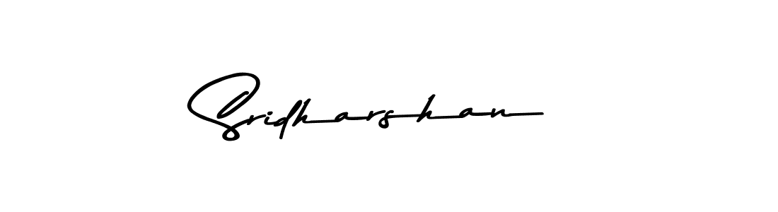 Use a signature maker to create a handwritten signature online. With this signature software, you can design (Asem Kandis PERSONAL USE) your own signature for name Sridharshan. Sridharshan signature style 9 images and pictures png