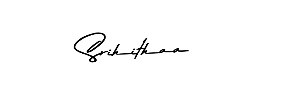 Use a signature maker to create a handwritten signature online. With this signature software, you can design (Asem Kandis PERSONAL USE) your own signature for name Srihithaa. Srihithaa signature style 9 images and pictures png