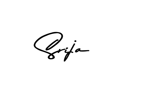 Srija stylish signature style. Best Handwritten Sign (Asem Kandis PERSONAL USE) for my name. Handwritten Signature Collection Ideas for my name Srija. Srija signature style 9 images and pictures png