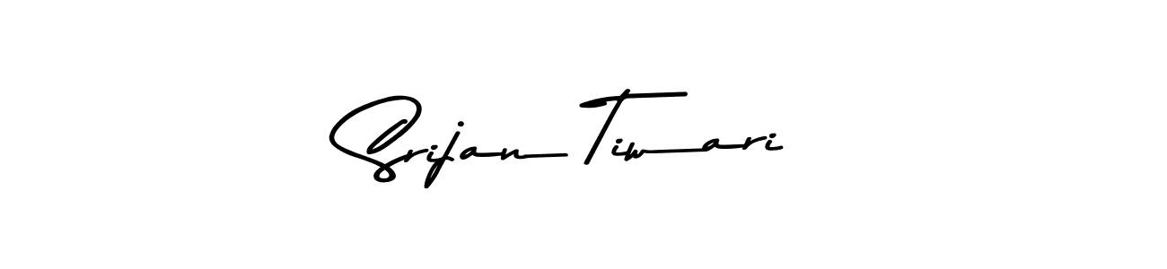 Use a signature maker to create a handwritten signature online. With this signature software, you can design (Asem Kandis PERSONAL USE) your own signature for name Srijan Tiwari. Srijan Tiwari signature style 9 images and pictures png