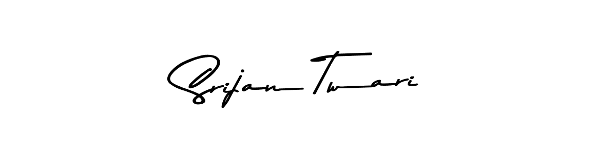 Use a signature maker to create a handwritten signature online. With this signature software, you can design (Asem Kandis PERSONAL USE) your own signature for name Srijan Twari. Srijan Twari signature style 9 images and pictures png