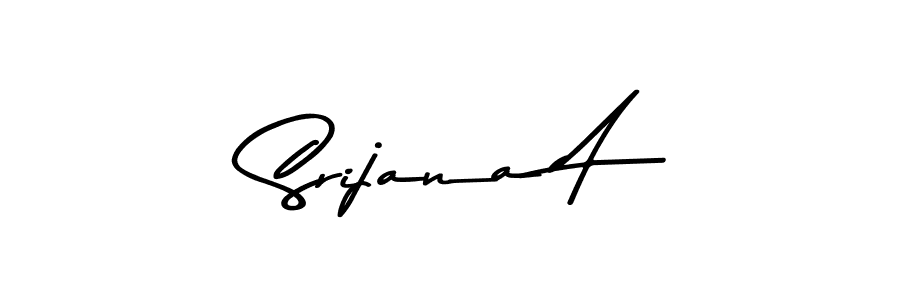 How to Draw Srijana A signature style? Asem Kandis PERSONAL USE is a latest design signature styles for name Srijana A. Srijana A signature style 9 images and pictures png