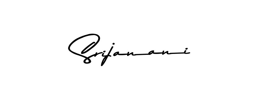 Use a signature maker to create a handwritten signature online. With this signature software, you can design (Asem Kandis PERSONAL USE) your own signature for name Srijanani. Srijanani signature style 9 images and pictures png