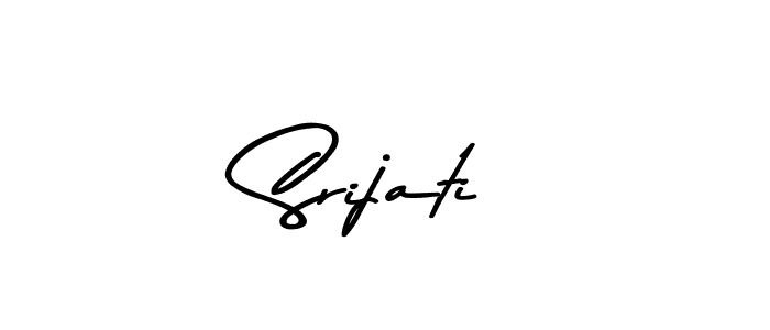 You should practise on your own different ways (Asem Kandis PERSONAL USE) to write your name (Srijati) in signature. don't let someone else do it for you. Srijati signature style 9 images and pictures png