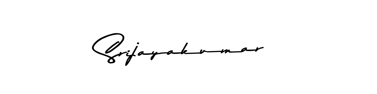 Design your own signature with our free online signature maker. With this signature software, you can create a handwritten (Asem Kandis PERSONAL USE) signature for name Srijayakumar. Srijayakumar signature style 9 images and pictures png