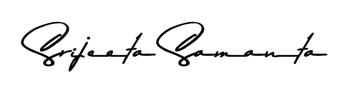 Master the art of signing with Srijeeta Samanta written in fluent Asem Kandis PERSONAL USE script. A great template to practice and refine your handwriting. Srijeeta Samanta signature style 9 images and pictures png