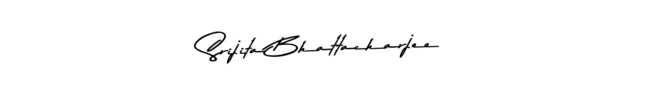 How to make Srijita Bhattacharjee name signature. Use Asem Kandis PERSONAL USE style for creating short signs online. This is the latest handwritten sign. Srijita Bhattacharjee signature style 9 images and pictures png