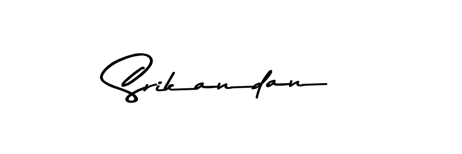 Create a beautiful signature design for name Srikandan. With this signature (Asem Kandis PERSONAL USE) fonts, you can make a handwritten signature for free. Srikandan signature style 9 images and pictures png