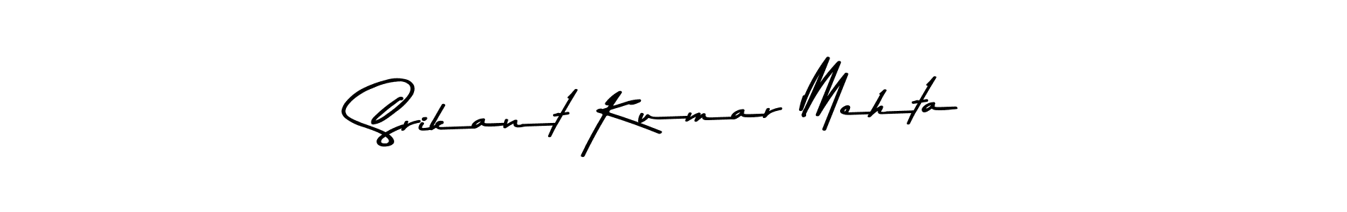 Use a signature maker to create a handwritten signature online. With this signature software, you can design (Asem Kandis PERSONAL USE) your own signature for name Srikant Kumar Mehta. Srikant Kumar Mehta signature style 9 images and pictures png