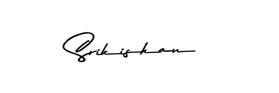Make a beautiful signature design for name Srikishan. Use this online signature maker to create a handwritten signature for free. Srikishan signature style 9 images and pictures png