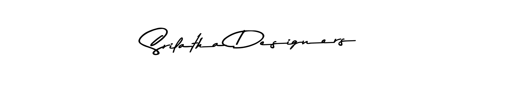 How to make Srilatha Designers signature? Asem Kandis PERSONAL USE is a professional autograph style. Create handwritten signature for Srilatha Designers name. Srilatha Designers signature style 9 images and pictures png
