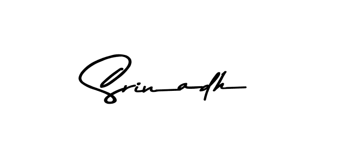 Make a beautiful signature design for name Srinadh. Use this online signature maker to create a handwritten signature for free. Srinadh signature style 9 images and pictures png