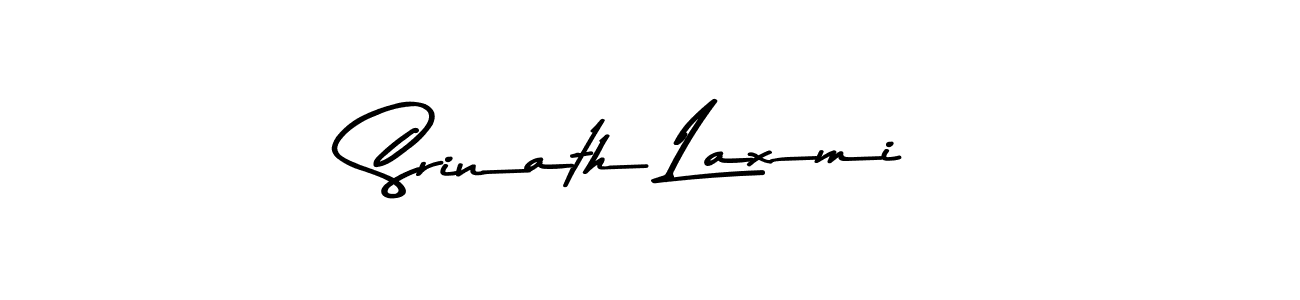 You should practise on your own different ways (Asem Kandis PERSONAL USE) to write your name (Srinath Laxmi) in signature. don't let someone else do it for you. Srinath Laxmi signature style 9 images and pictures png