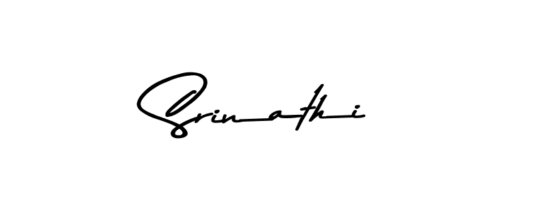 Use a signature maker to create a handwritten signature online. With this signature software, you can design (Asem Kandis PERSONAL USE) your own signature for name Srinathi. Srinathi signature style 9 images and pictures png