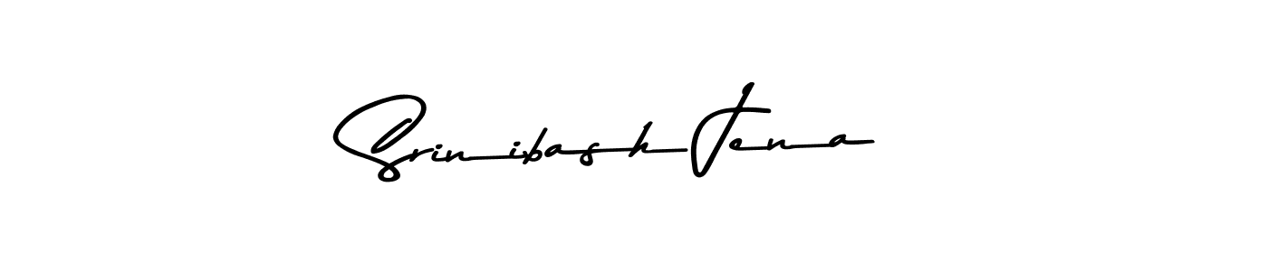How to make Srinibash Jena signature? Asem Kandis PERSONAL USE is a professional autograph style. Create handwritten signature for Srinibash Jena name. Srinibash Jena signature style 9 images and pictures png