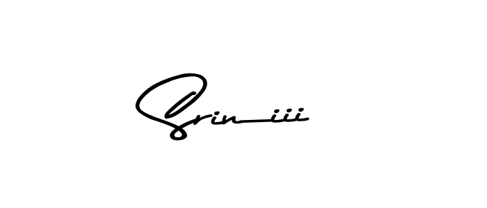 Make a beautiful signature design for name Sriniii. With this signature (Asem Kandis PERSONAL USE) style, you can create a handwritten signature for free. Sriniii signature style 9 images and pictures png
