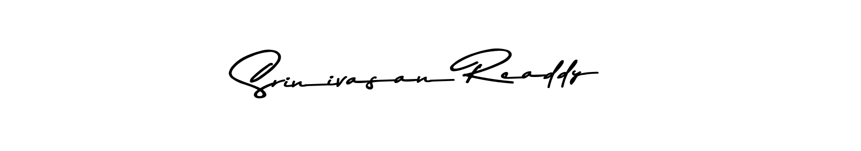Create a beautiful signature design for name Srinivasan Readdy. With this signature (Asem Kandis PERSONAL USE) fonts, you can make a handwritten signature for free. Srinivasan Readdy signature style 9 images and pictures png