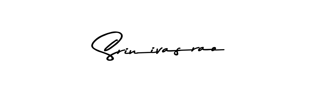 Design your own signature with our free online signature maker. With this signature software, you can create a handwritten (Asem Kandis PERSONAL USE) signature for name Srinivasrao. Srinivasrao signature style 9 images and pictures png