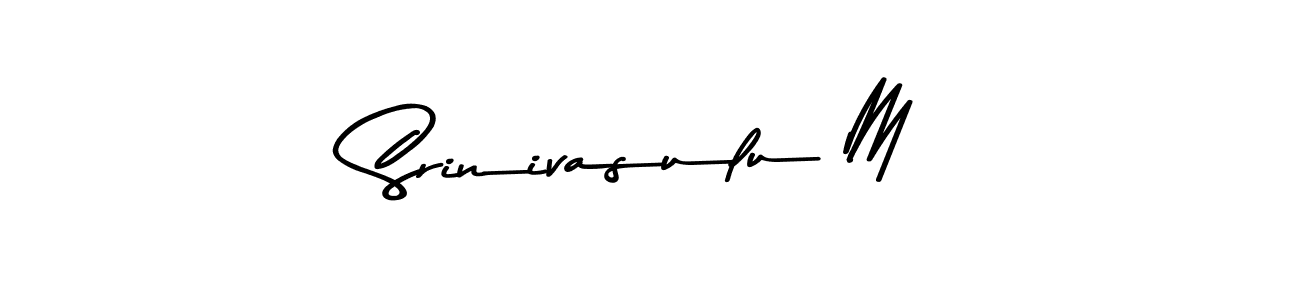 How to Draw Srinivasulu M signature style? Asem Kandis PERSONAL USE is a latest design signature styles for name Srinivasulu M. Srinivasulu M signature style 9 images and pictures png