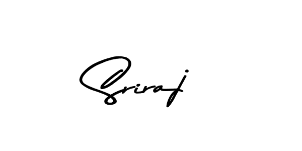 Create a beautiful signature design for name Sriraj. With this signature (Asem Kandis PERSONAL USE) fonts, you can make a handwritten signature for free. Sriraj signature style 9 images and pictures png
