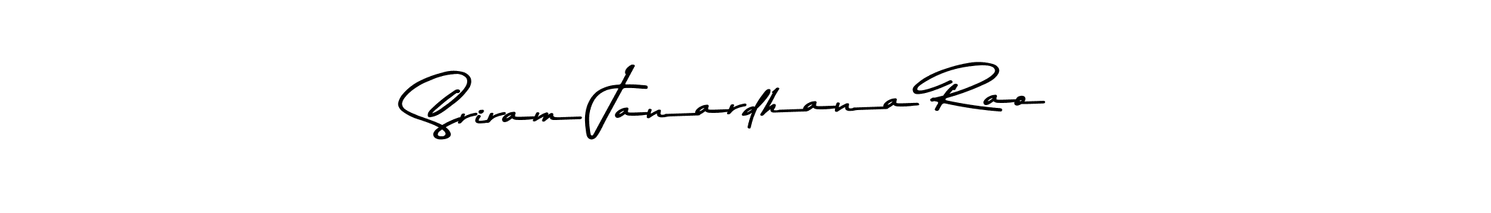 Create a beautiful signature design for name Sriram Janardhana Rao. With this signature (Asem Kandis PERSONAL USE) fonts, you can make a handwritten signature for free. Sriram Janardhana Rao signature style 9 images and pictures png