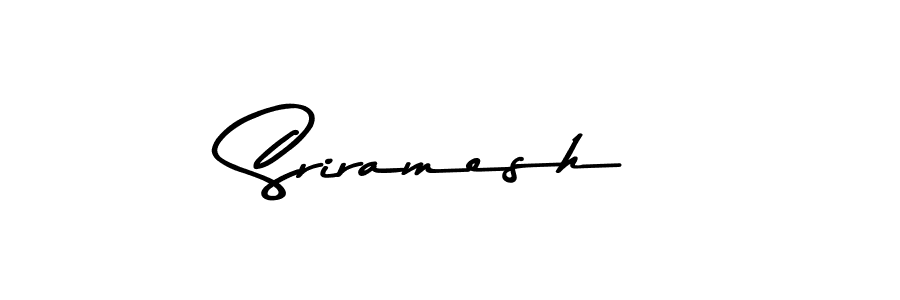 The best way (Asem Kandis PERSONAL USE) to make a short signature is to pick only two or three words in your name. The name Sriramesh include a total of six letters. For converting this name. Sriramesh signature style 9 images and pictures png