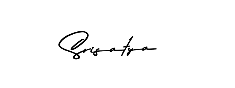 Use a signature maker to create a handwritten signature online. With this signature software, you can design (Asem Kandis PERSONAL USE) your own signature for name Srisatya. Srisatya signature style 9 images and pictures png