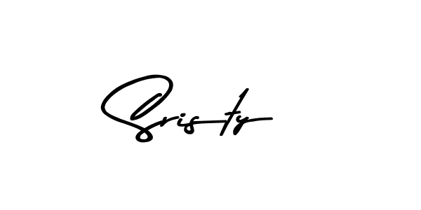 Make a beautiful signature design for name Sristy. With this signature (Asem Kandis PERSONAL USE) style, you can create a handwritten signature for free. Sristy signature style 9 images and pictures png