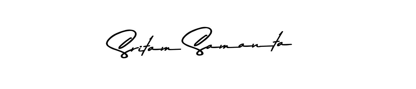 Similarly Asem Kandis PERSONAL USE is the best handwritten signature design. Signature creator online .You can use it as an online autograph creator for name Sritam Samanta. Sritam Samanta signature style 9 images and pictures png