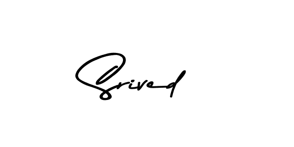 You should practise on your own different ways (Asem Kandis PERSONAL USE) to write your name (Srived) in signature. don't let someone else do it for you. Srived signature style 9 images and pictures png