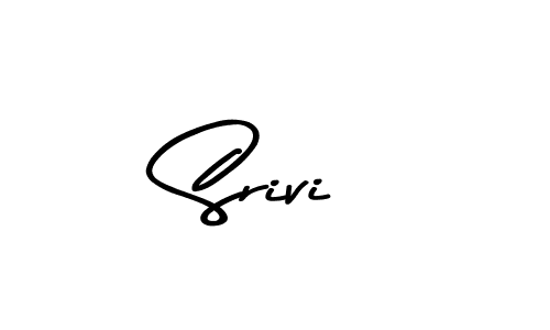 Use a signature maker to create a handwritten signature online. With this signature software, you can design (Asem Kandis PERSONAL USE) your own signature for name Srivi. Srivi signature style 9 images and pictures png