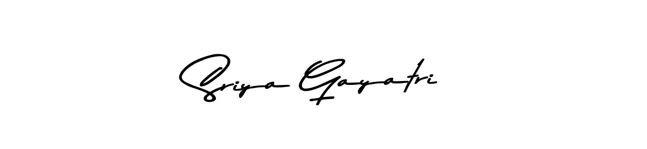 How to make Sriya Gayatri signature? Asem Kandis PERSONAL USE is a professional autograph style. Create handwritten signature for Sriya Gayatri name. Sriya Gayatri signature style 9 images and pictures png