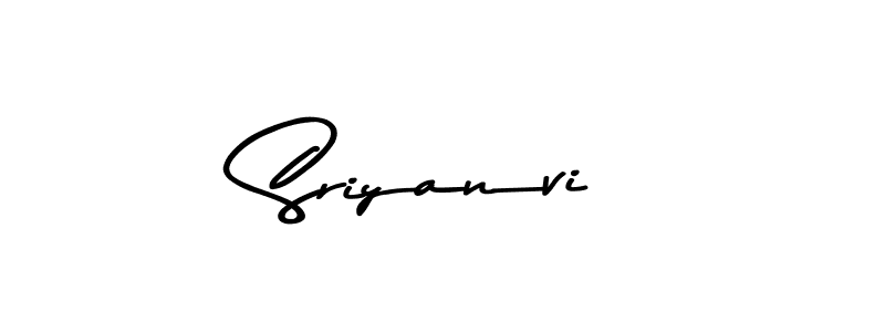 How to make Sriyanvi name signature. Use Asem Kandis PERSONAL USE style for creating short signs online. This is the latest handwritten sign. Sriyanvi signature style 9 images and pictures png