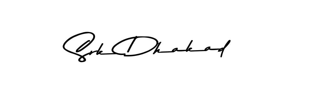 Create a beautiful signature design for name Srk Dhakad. With this signature (Asem Kandis PERSONAL USE) fonts, you can make a handwritten signature for free. Srk Dhakad signature style 9 images and pictures png