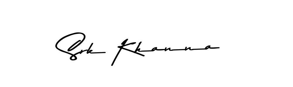 Also we have Srk Khanna name is the best signature style. Create professional handwritten signature collection using Asem Kandis PERSONAL USE autograph style. Srk Khanna signature style 9 images and pictures png