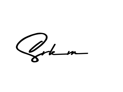 You should practise on your own different ways (Asem Kandis PERSONAL USE) to write your name (Srkm) in signature. don't let someone else do it for you. Srkm signature style 9 images and pictures png
