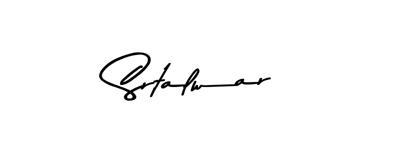 Asem Kandis PERSONAL USE is a professional signature style that is perfect for those who want to add a touch of class to their signature. It is also a great choice for those who want to make their signature more unique. Get Srtalwar name to fancy signature for free. Srtalwar signature style 9 images and pictures png