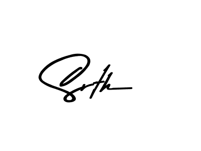 Design your own signature with our free online signature maker. With this signature software, you can create a handwritten (Asem Kandis PERSONAL USE) signature for name Srth. Srth signature style 9 images and pictures png